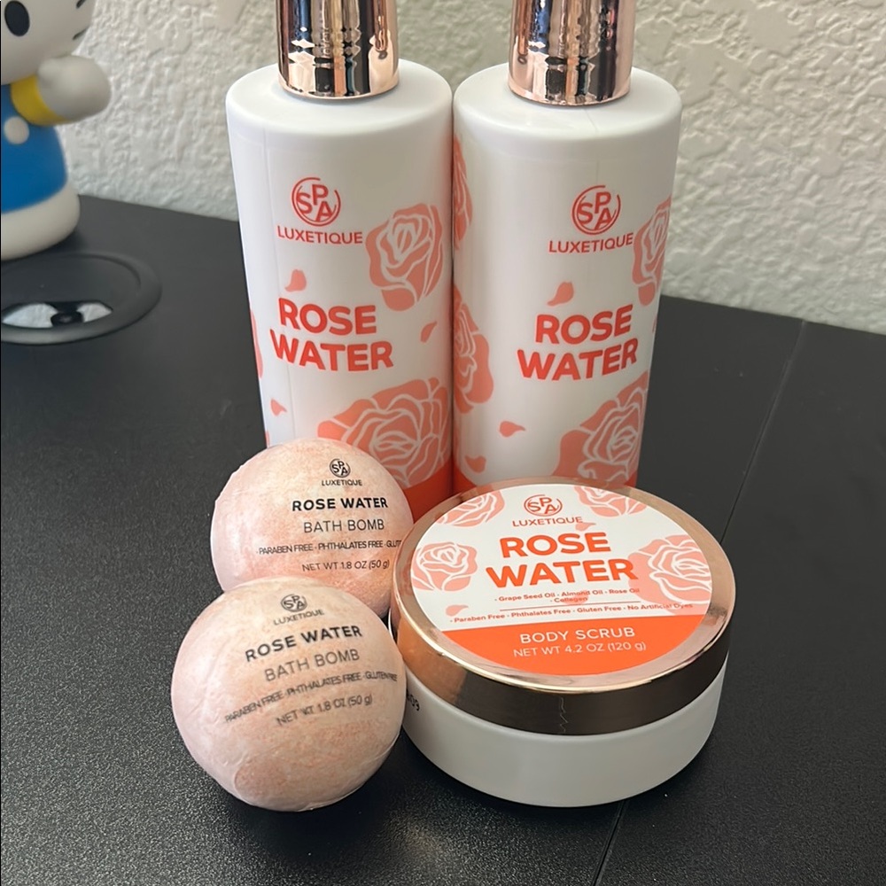 Pink Bath Soak & Bubbles Collection